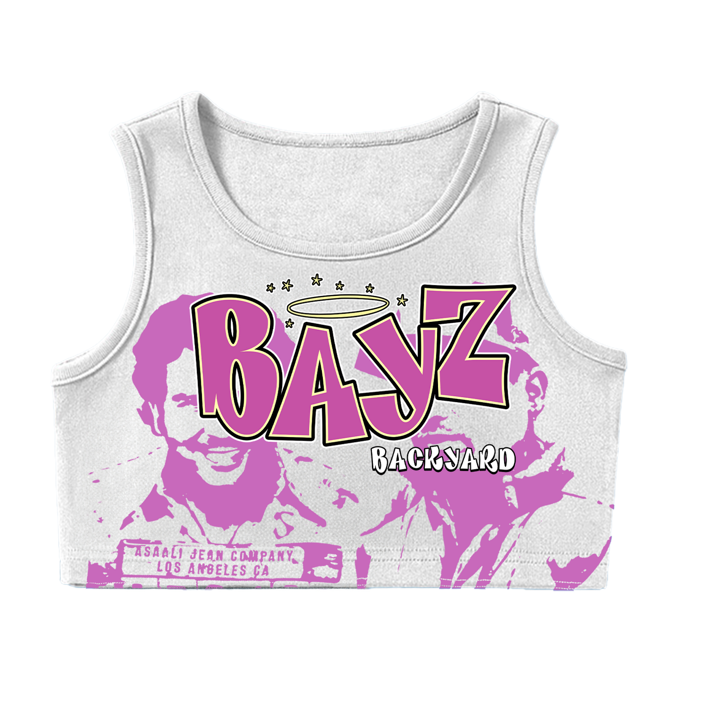 Asaali x BayzBackyard White Tank Top